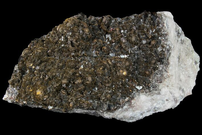 Fibrous Mineralization (Roselite?) on Quartz - Morocco #74305